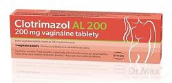 Clotrimazol AL 200 tbl.vag.3 x 200 mg