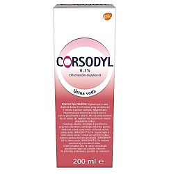 Corsodyl 0,1% 200 ml