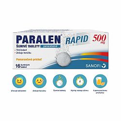 Paralen rapid 500 mg tbl.eff.16 x 500 mg