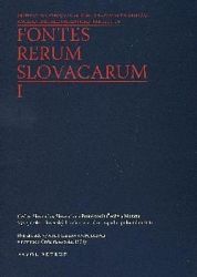 Fontes Rerum Slovacarum I