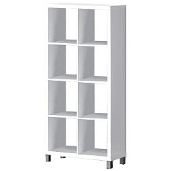 TEMPO KONDELA Regál, biela, TOFI 3 NEW