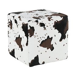 TEMPO KONDELA Taburet, látka animal, COW