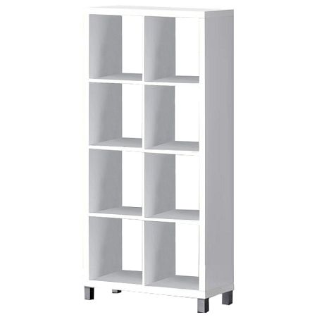 TEMPO KONDELA Regál, biela, TOFI 3 NEW