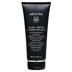 APIVITA Black Detox Cleansing Jelly, 150ml