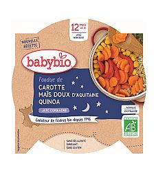 Babybio Good Night mrkev a sladká kukuřice s quinoa 230 g