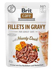 Brit Kapsička Care Cat Fillets In Gravy Duck 85g