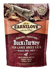 Carnilove Duck & Turkey for Large Breed Cats Muscles Bones Joints 400 g