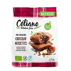 Celiane Glutenfree Bezlepkové čokoládové brownies s lieskovými orechami 170 g