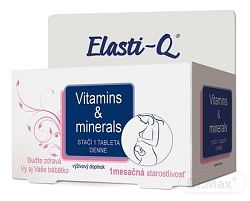 Elasti-Q Vitamins & Minerals s post. uvolňov. 30 tabliet
