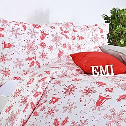 EMI Vianočné obliečky Winter bavlna 140x200 70x90