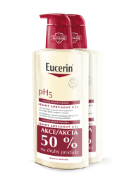 EUCERIN pH5 Sprchový gél 400 ml PROMOBALENIE 1+1 (-50% na druhý produkt)