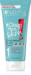 Eveline Cosmetics Clean Your Skin čistiaci gél 3 v 1 200 ml