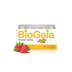 EwoPharma BioGaia ProTectis s jahodovou príchuťou 10 tabliet