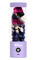 FitStream Pro fialový , prenosný, USB nabíjatelný mixér