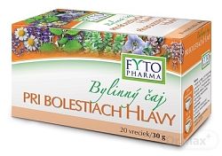 Fyto bylinný čaj PRI BOLESTIACH HLAVY 20 x 1.5 g