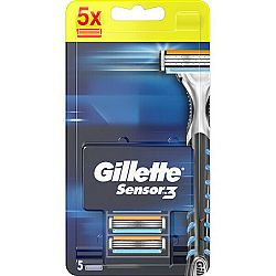 Gillette Sensor3 5 Náhradné Holiace Na Holiaci Strojček