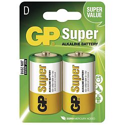 GP alkalická batéria SUPER D (LR20)