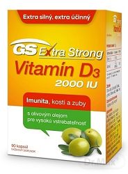 GS Extra Strong Vitamin D3 2000IU 90 kapsúl