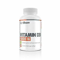 GymBeam Vitamín D3 1000 IU 120 kaps