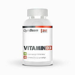 GymBeam Vitamin D3 2000 IU 240 kapsúl
