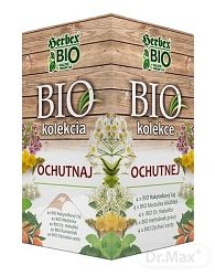 HERBEX BIO kolekcia OCHUTNAJ bylinné čaje 5 druhov po 4 vrecúška 26,4 g