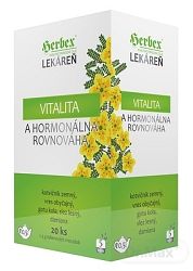 HERBEX Lekáreň VITALITA a hormonálna rovnováha bylinná zmes 20 x 3 g