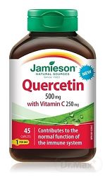 Jamieson kvercetín 500 mg s vitamínom c 250 mg 45 ks