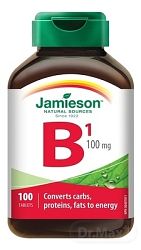 Jamieson Vitamín B1 tiamín 100 mg 100 tabliet