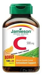 Jamieson Vitamín C 500 mg mix 120 tabliet