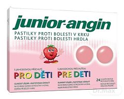 Junior-Angin pre deti Jahoda 24 pastiliek