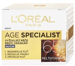 L'Oréal Age Specialist 65+ vyživujúci nočný krém proti vráskam (Multivitamins) 50 ml