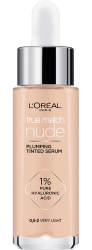 L'Oréal Paris True Match Nude Plumping Tinted Serum make-up na všetky typy pleti 0,5-2 Very Light 30 ml