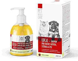 LOLA-šampon pre mačky a psy 250ml s dávkovačom