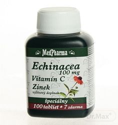 MedPharma Echinacea 100 mg vit.C Zn 107 tabliet