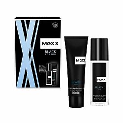 MEXX BLACK MAN deodorant 75ML + sprchový gél 50ML