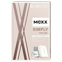 Mexx Simply for Her EDT 20 ml + toaletní mýdlo 75 g darčeková sada