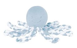 Nattou prvá hračka pre bábätka chobotnička Piu Piu Lapidou light blue