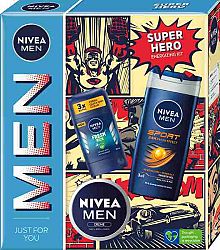 NIVEA Men Creme Trio Sprchový gél 250 ml + tuhý dezodorant 50 ml + krém 75 ml