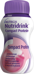 Nutridrink Compact Protein s jahodovou príchuťou 24 x 125 ml
