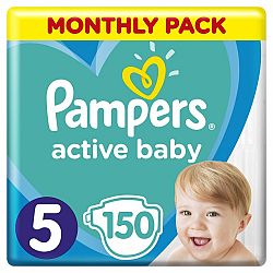 Pampers Active Baby 5 Junior 11-16 kg 150 ks