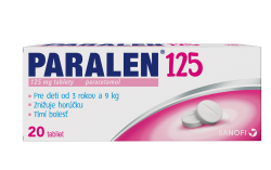Paralen 125 tbl. 20 x 125 mg