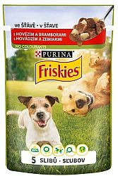 Purina Friskies VITAFIT hovädzie so zemiakmi v šťave kompletné krmivo pre psov kapsička 100 g