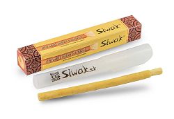 Siwak Miswak Prírodná zubná kefka s Cestovným puzdrom bez príchute 1 ks