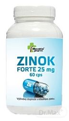 Slovakiapharm ZINOK FORTE 25 mg 60 kapsúl