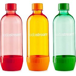 SODASTREAM - Fľaša Fuse Tripack ORANGE/GREEN/RED