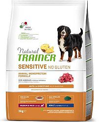 Trainer Natural Sensitive No glutén Adult M / M jahňacie 3 kg