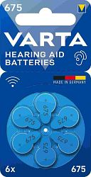 Varta Hearing Aid Type 675 6ks 24600101416