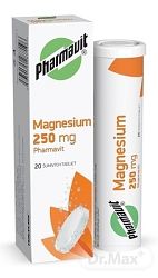 Walmark MAGNESIUM 250 mg PHARMAVIT 20 šumivých tabliet