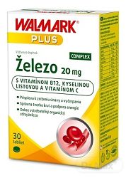 Walmark Železo 20 mg 30 tabliet