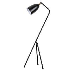 TEMPO KONDELA Stojacia lampa, čierny kov, CINDA Typ 23 YF6250-B